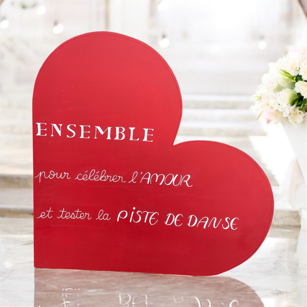 Panneau coeur