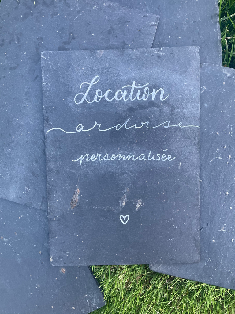 Ardoise personnalisée