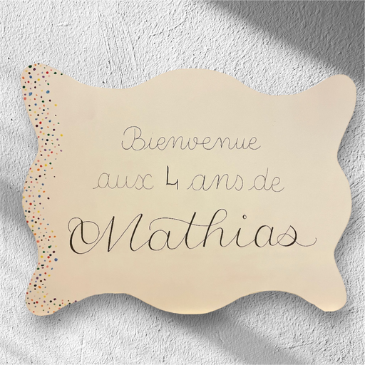 Panneau wavy confettis