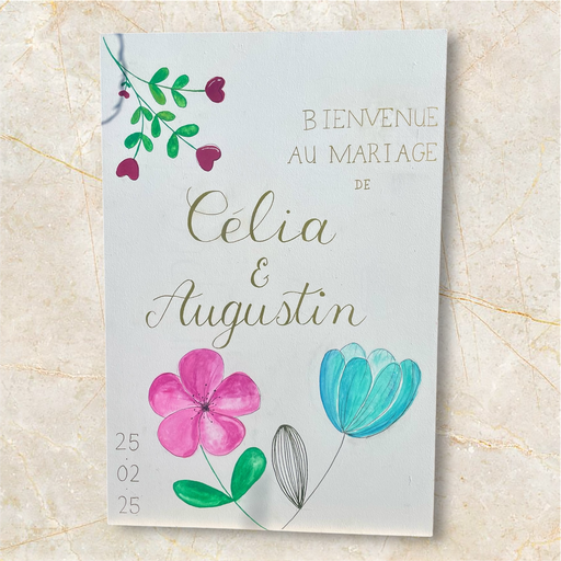 Panneau floral 