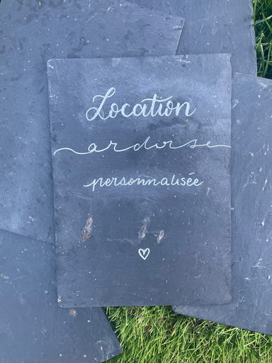 LOC. ardoise personnalisée 